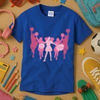 Cheerleader Girls Cheer Team Cheer Practice Cheerleading Cute Gift Kids T-Shirt thumb 3