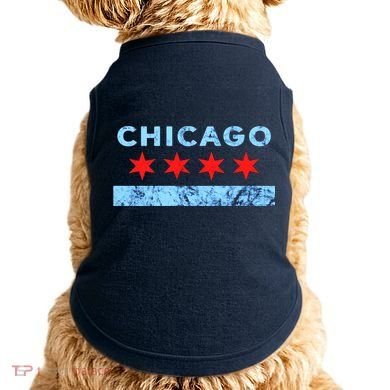Chicago Gift Chicago Flag Doggie Tank