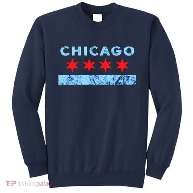 Chicago Gift Chicago Flag Sweatshirt