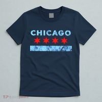 Chicago Gift Chicago Flag T-Shirt thumb 5