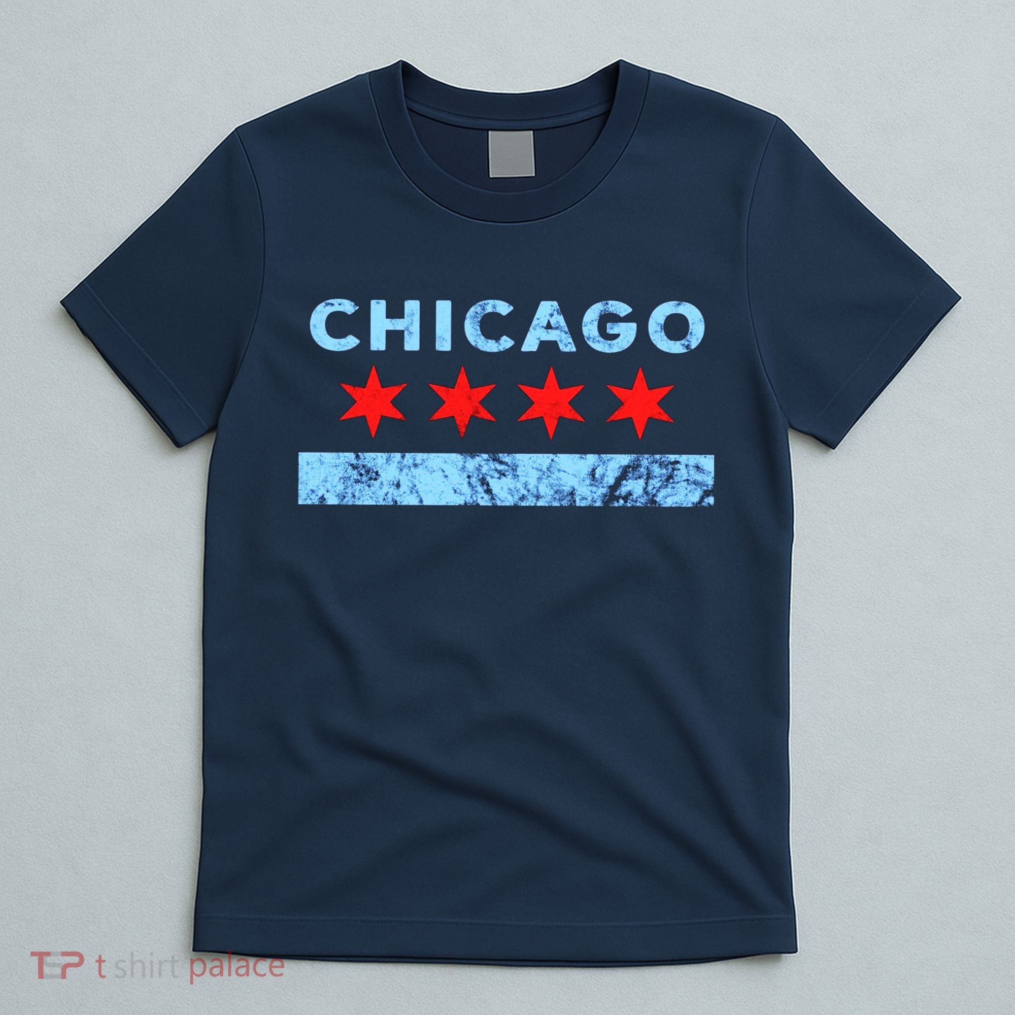 Chicago Gift Chicago Flag T-Shirt