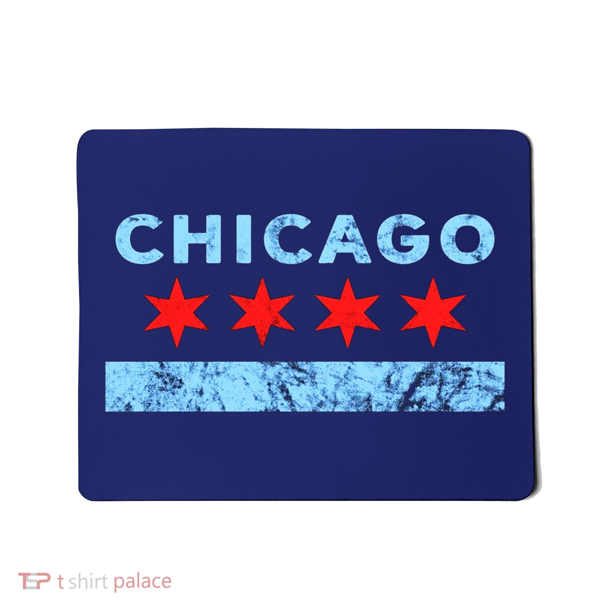 Chicago Gift Chicago Flag Mousepad