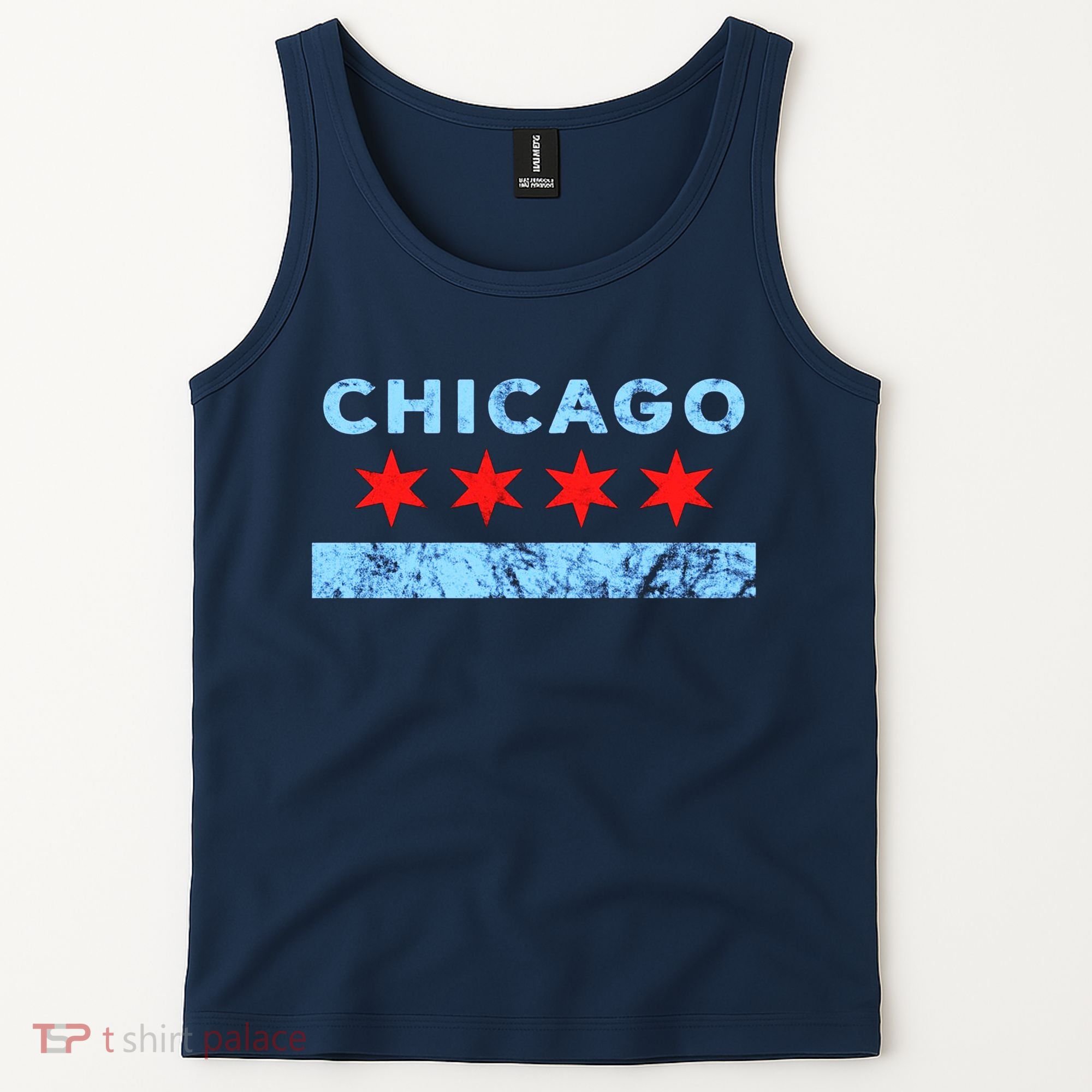 Chicago Gift Chicago Flag Tank Top