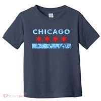 Chicago Gift Chicago Flag Toddler T-Shirt thumb 0