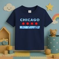 Chicago Gift Chicago Flag Toddler T-Shirt thumb 3