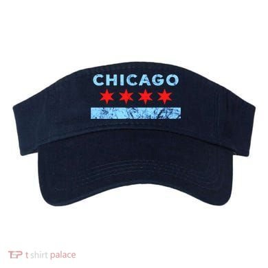Chicago Gift Chicago Flag Visor