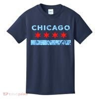 Chicago Gift Chicago Flag Kids T-Shirt thumb 0