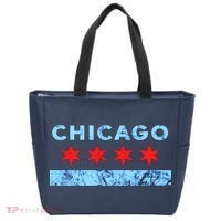 Chicago Gift Chicago Flag Tote Bag thumb 0