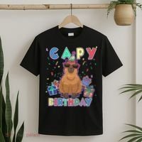 Capybara Gifts, Capy Birthday, Happy Birthday Capybara T-Shirt thumb 2