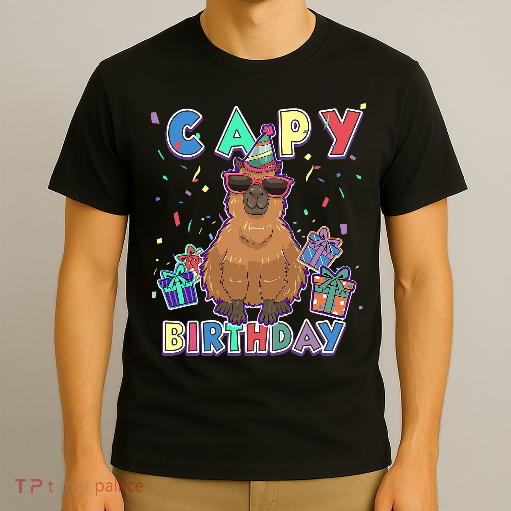 Capybara Gifts, Capy Birthday, Happy Birthday Capybara T-Shirt