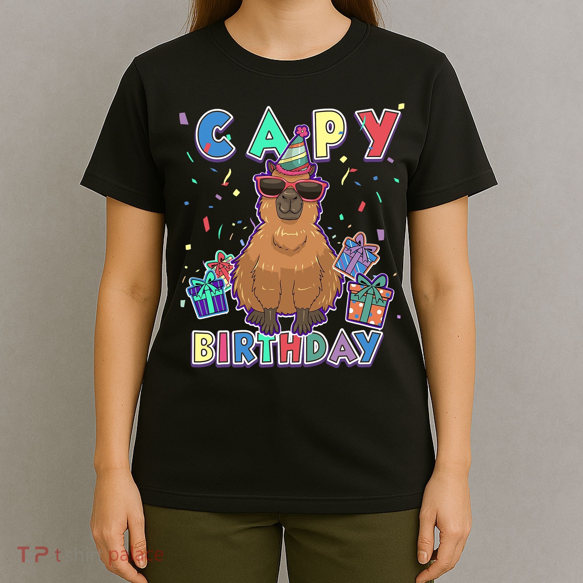 Capybara Gifts, Capy Birthday, Happy Birthday Capybara T-Shirt