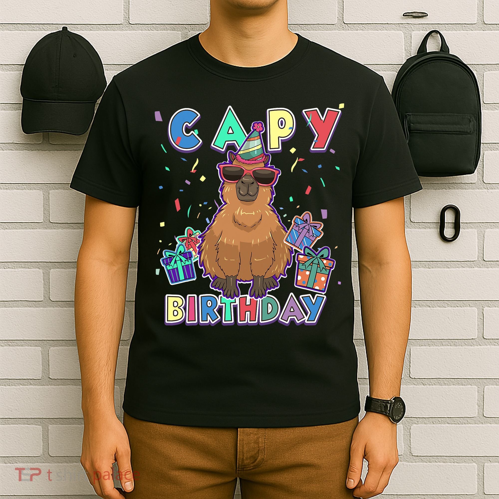 Capybara Gifts, Capy Birthday, Happy Birthday Capybara T-Shirt