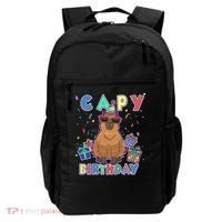 Capybara Gifts, Capy Birthday, Happy Birthday Capybara Backpack thumb 0