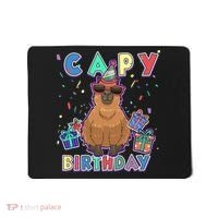 Capybara Gifts, Capy Birthday, Happy Birthday Capybara Mousepad thumb 0