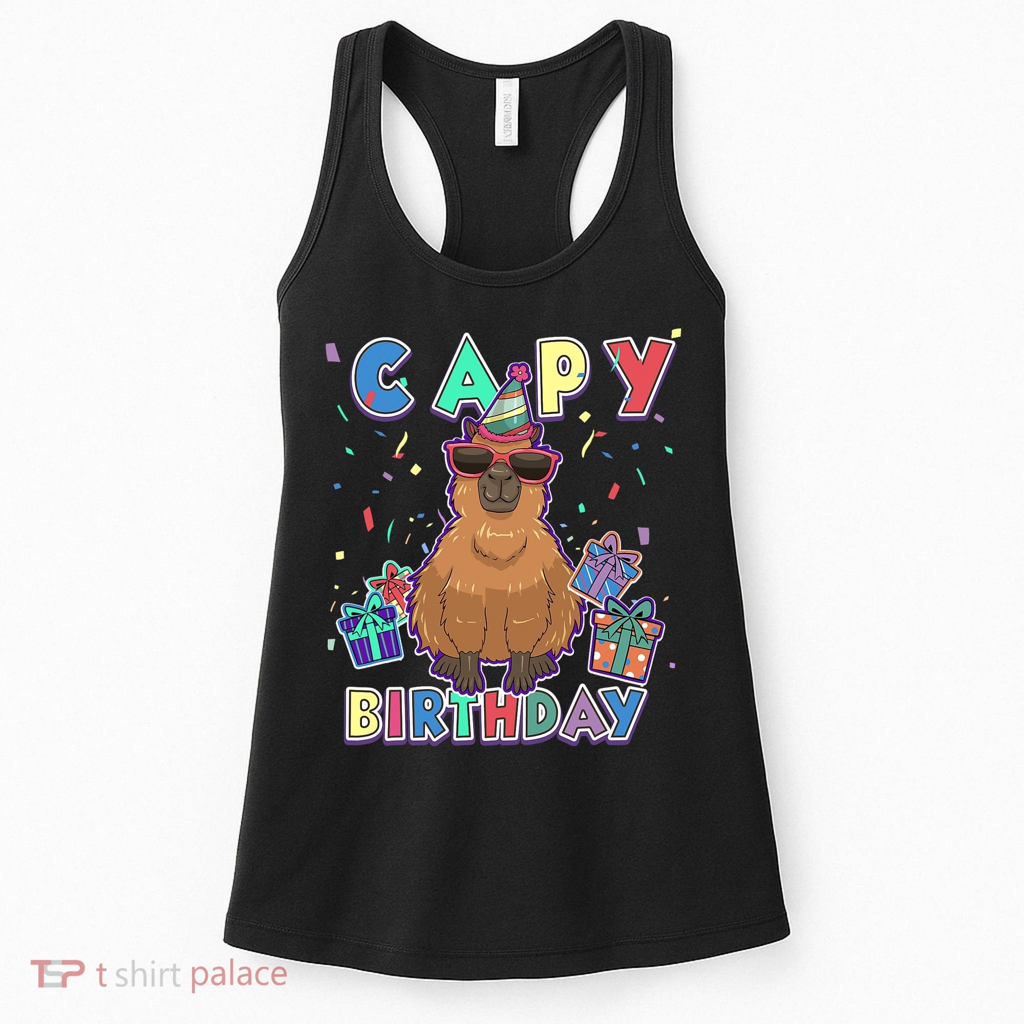 Capybara Gifts, Capy Birthday, Happy Birthday Capybara Women's Tank Top
