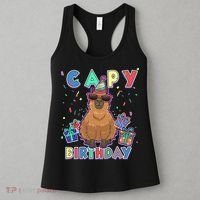 Capybara Gifts, Capy Birthday, Happy Birthday Capybara Women's Tank Top thumb 3