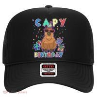 Capybara Gifts, Capy Birthday, Happy Birthday Capybara Hat thumb 0