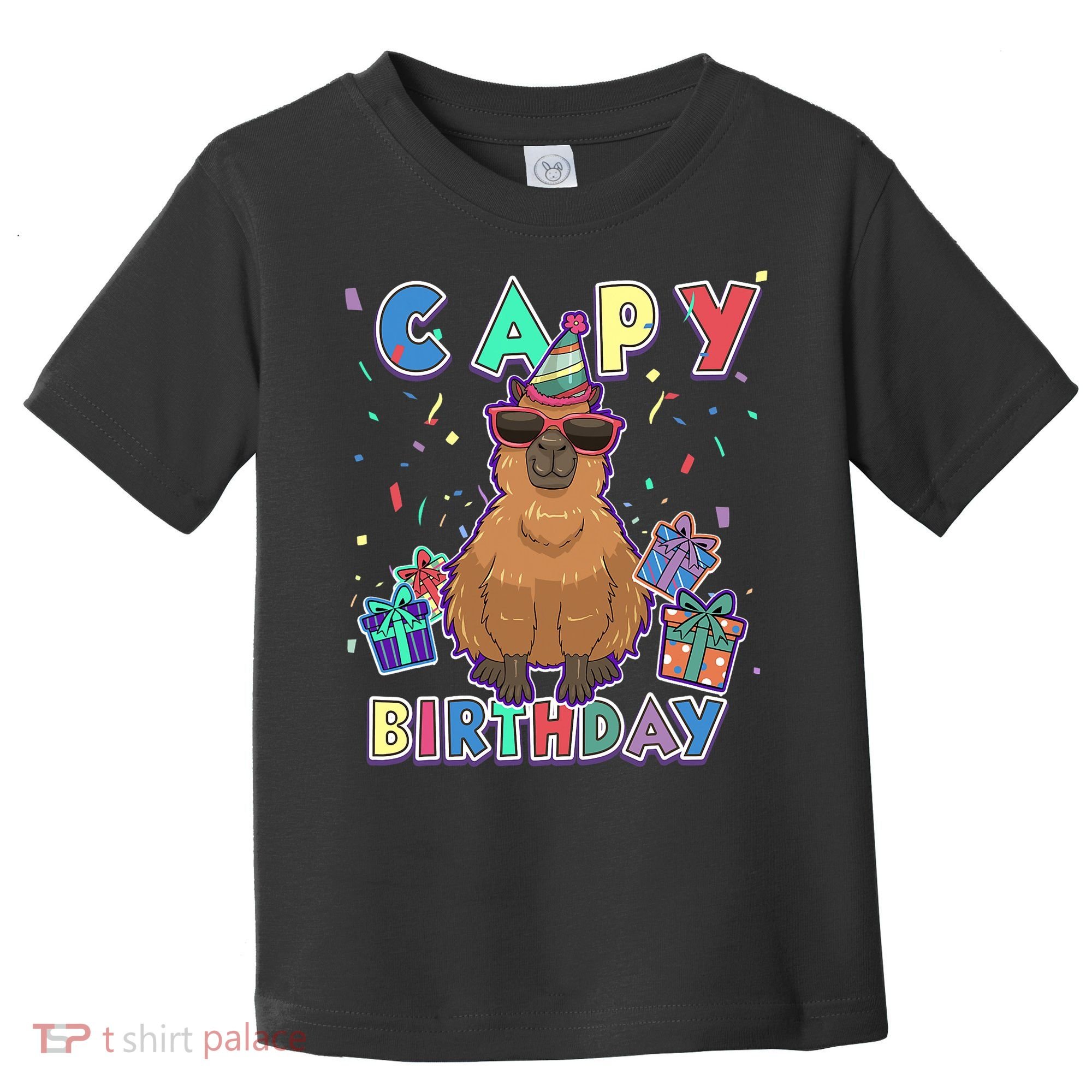 Capybara Gifts, Capy Birthday, Happy Birthday Capybara Toddler T-Shirt