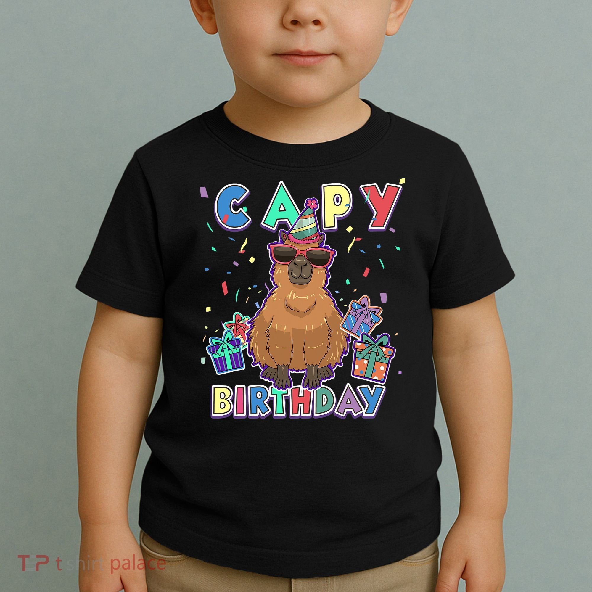 Capybara Gifts, Capy Birthday, Happy Birthday Capybara Toddler T-Shirt