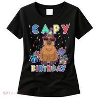 Capybara Gifts, Capy Birthday, Happy Birthday Capybara Women's T-Shirt thumb 0