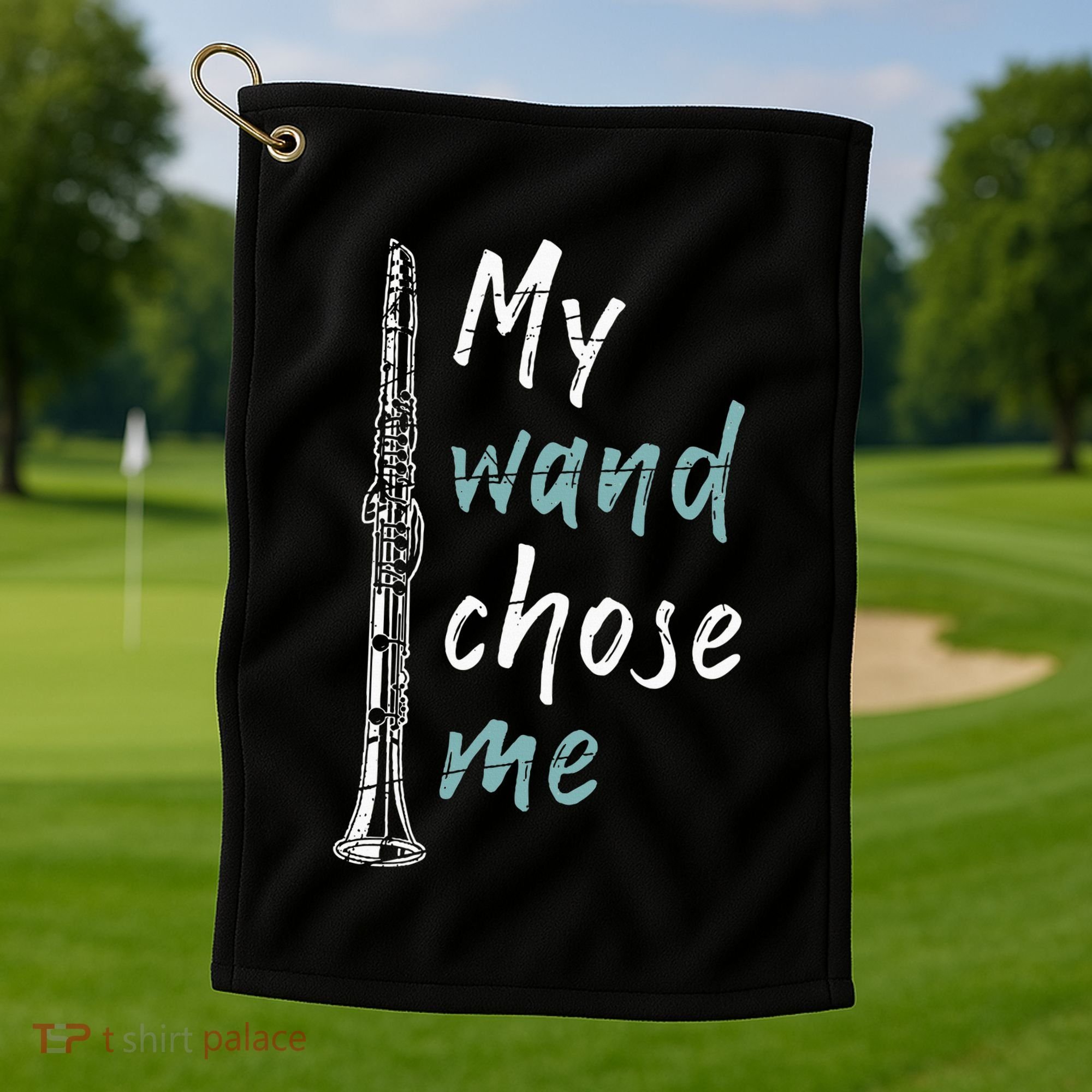 Clarinetist Gift Classical Music Clarinet Golf Towel
