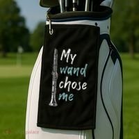 Clarinetist Gift Classical Music Clarinet Golf Towel thumb 2
