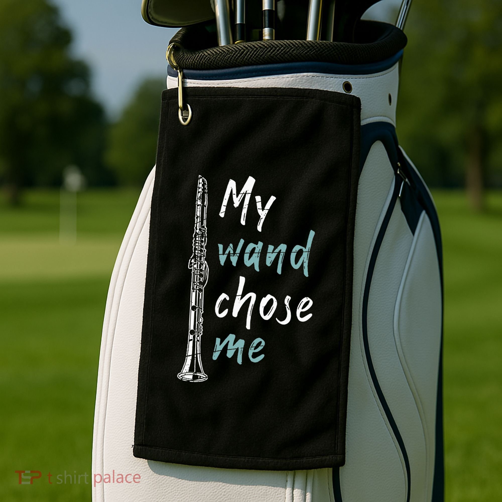 Clarinetist Gift Classical Music Clarinet Golf Towel