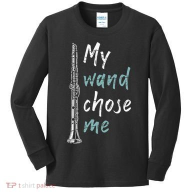 Clarinetist Gift Classical Music Clarinet Kids Long Sleeve Shirt