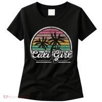 Cali Girl California Retro California Palm Trees Summer Women's T-Shirt thumb 0
