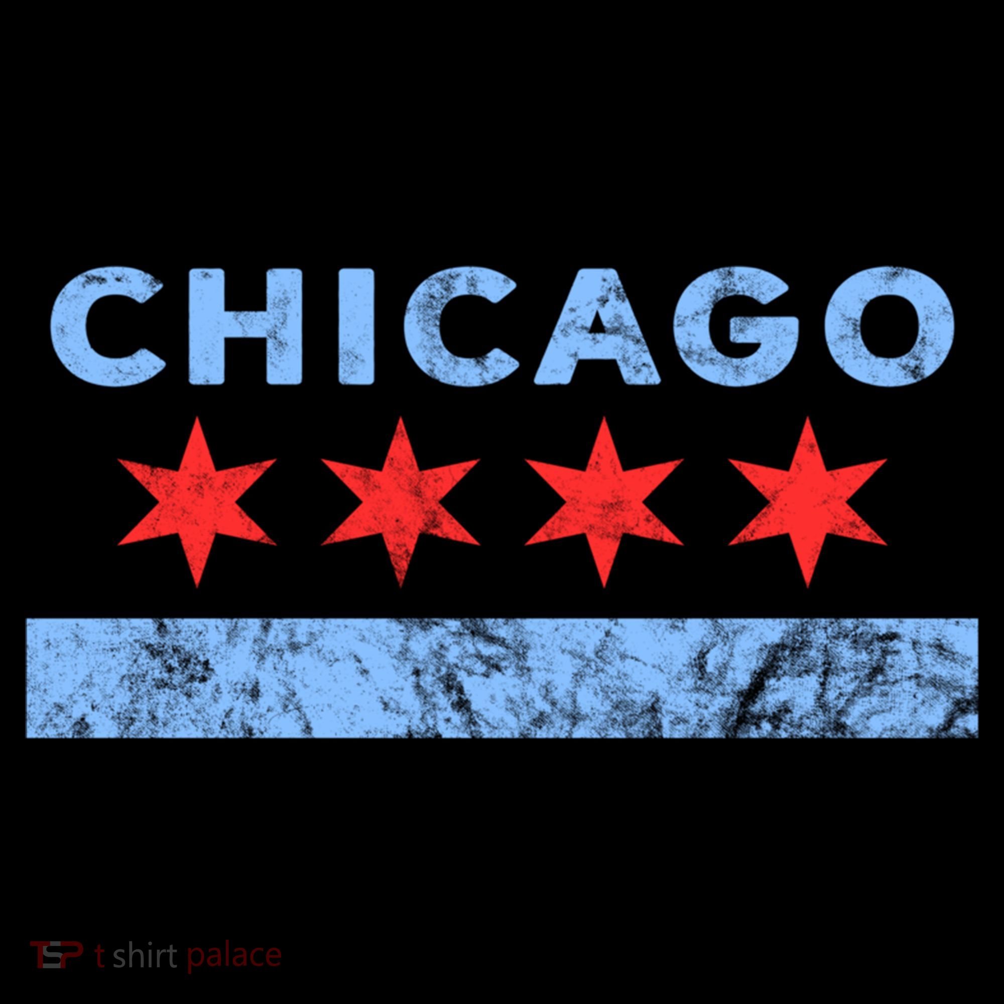 Chicago Gift Chicago Flag Gift USA-Made Doggie Bandana
