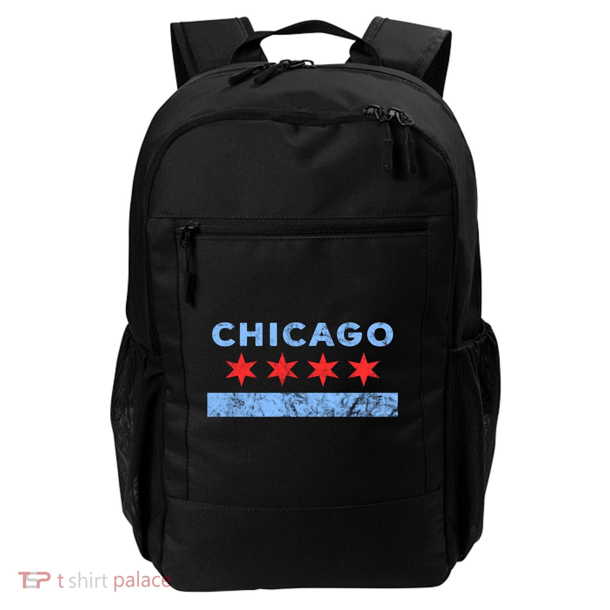 Chicago Gift Chicago Flag Gift Backpack