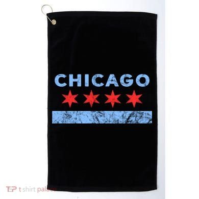 Chicago Gift Chicago Flag Gift Golf Towel