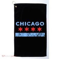 Chicago Gift Chicago Flag Gift Golf Towel thumb 0
