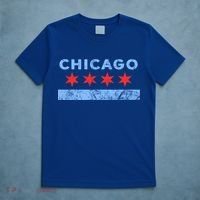 Chicago Gift Chicago Flag Gift T-Shirt thumb 5