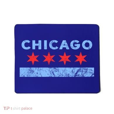 Chicago Gift Chicago Flag Gift Mousepad