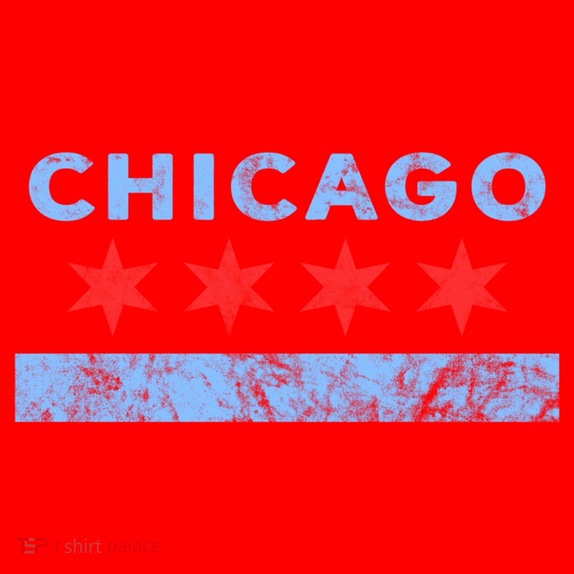 Chicago Gift Chicago Flag Gift Santa Hat