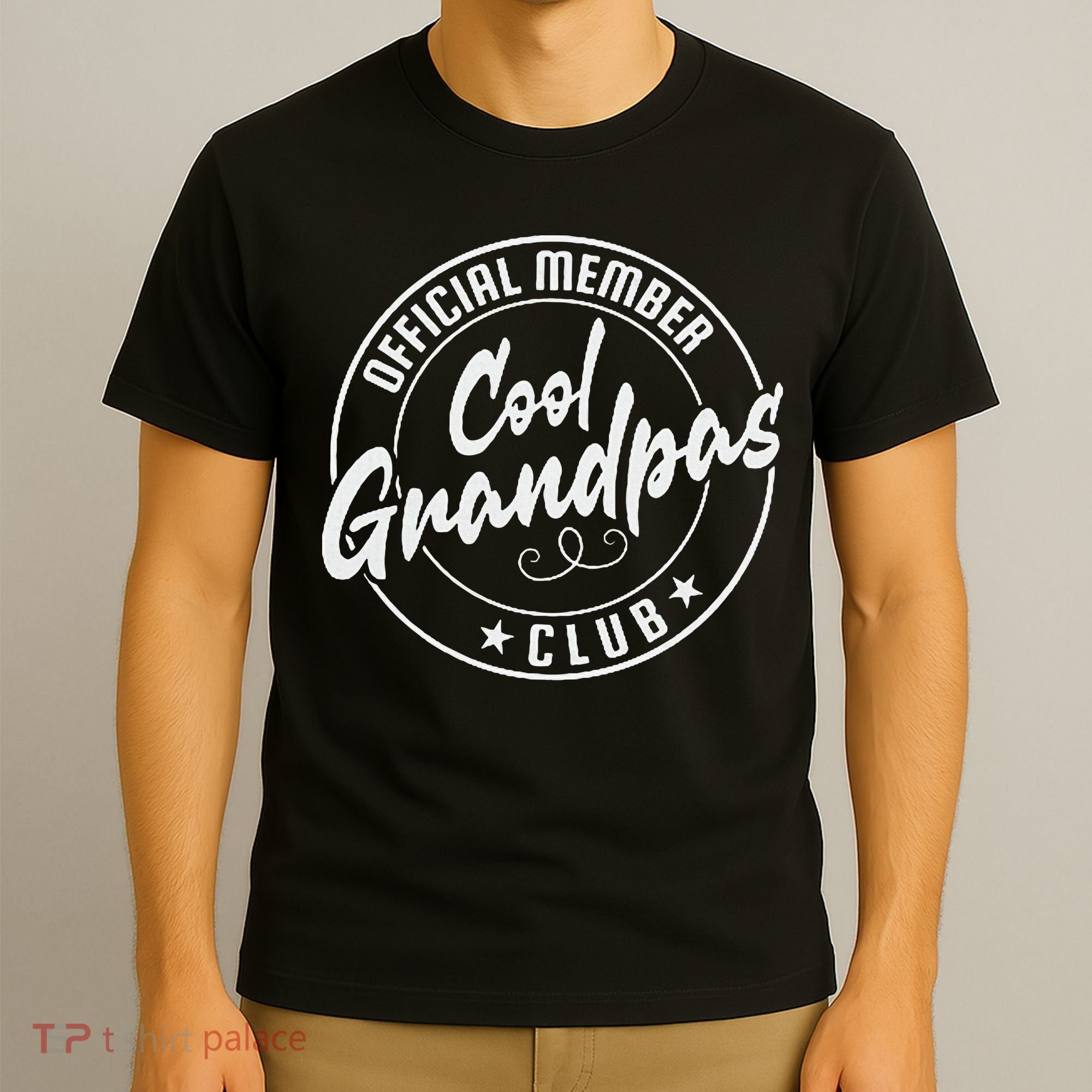 Cool Grandpas Club Member Vintage T-Shirt