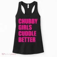 Chubby Girls Cuddle Better Women's Tank Top thumb 0