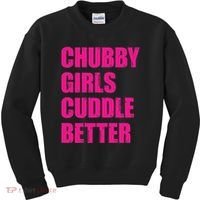 Chubby Girls Cuddle Better Kids Sweatshirt thumb 0