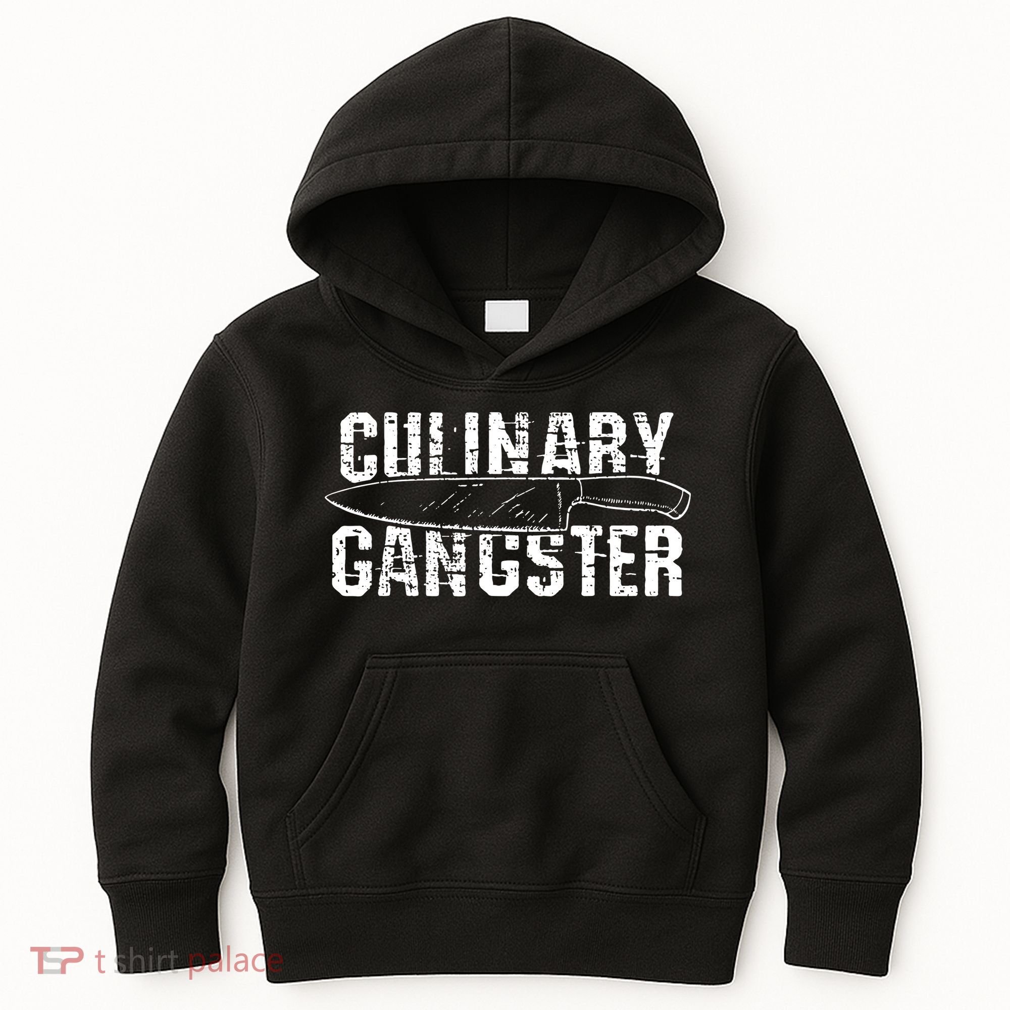 Culinary Gangster Chef Cook Kitchen Kids Hoodie