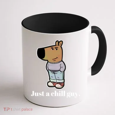 Chill Guy Coffee Mug back