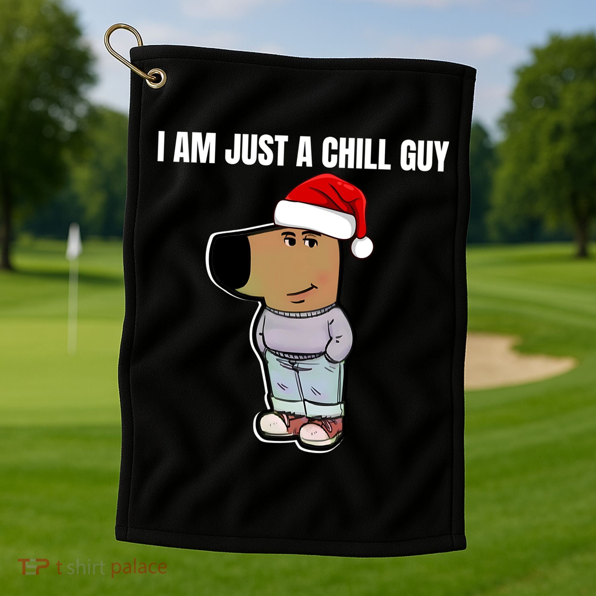 Chill Guy Golf Towel