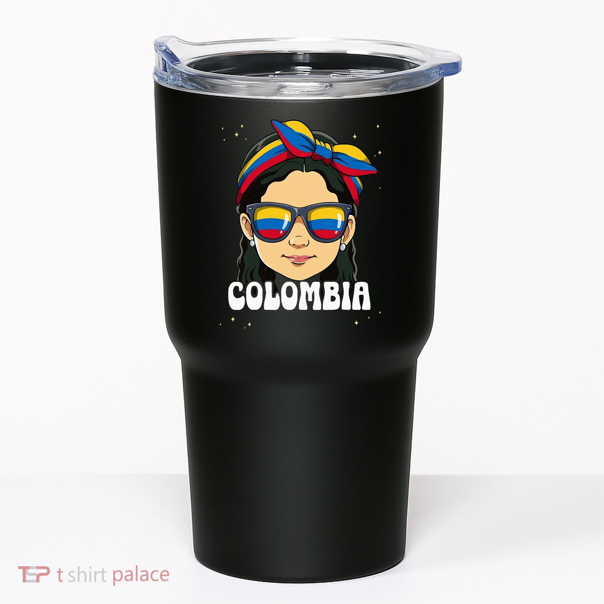 Colombian Girl Colombia Tumbler