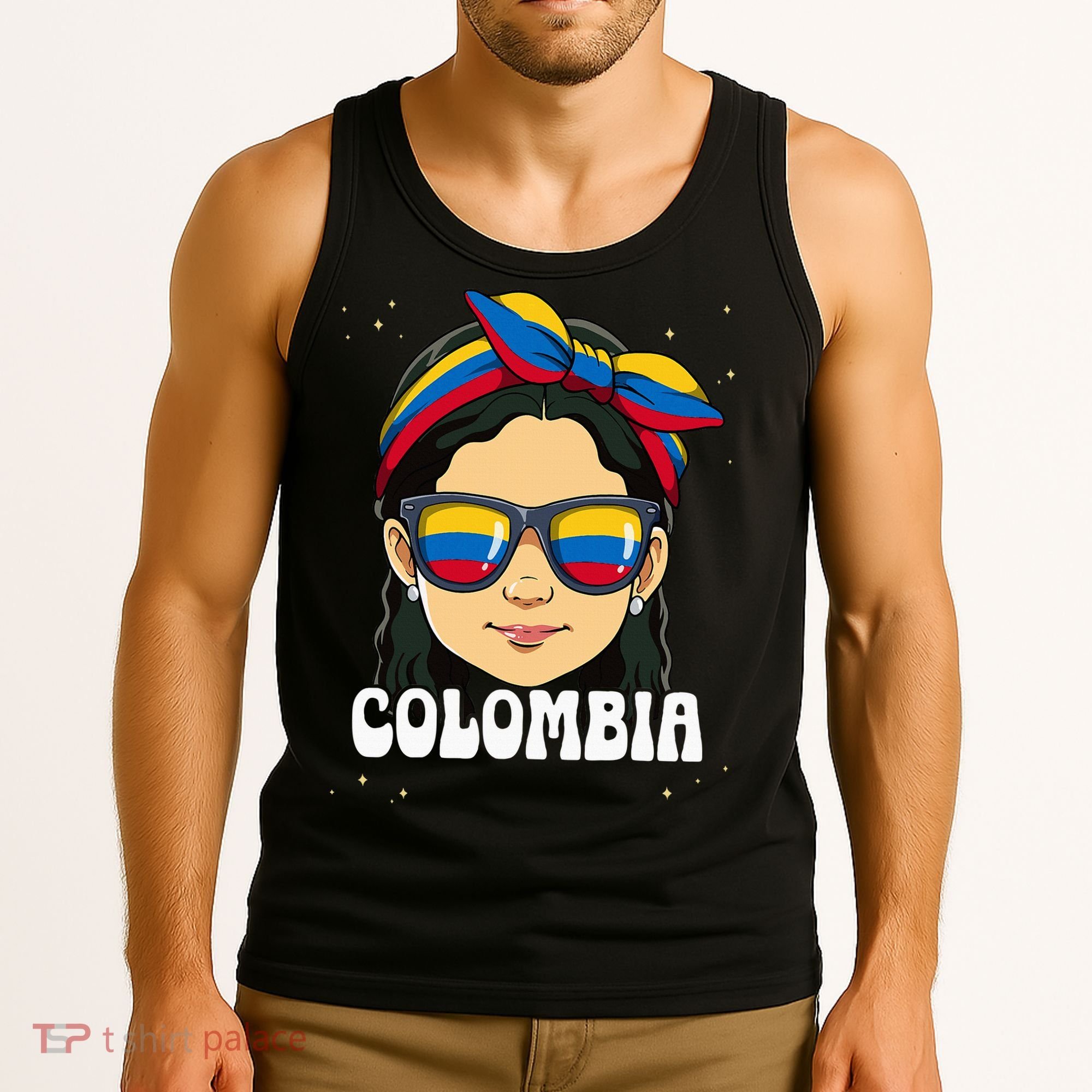 Colombian Girl Colombia Tank Top