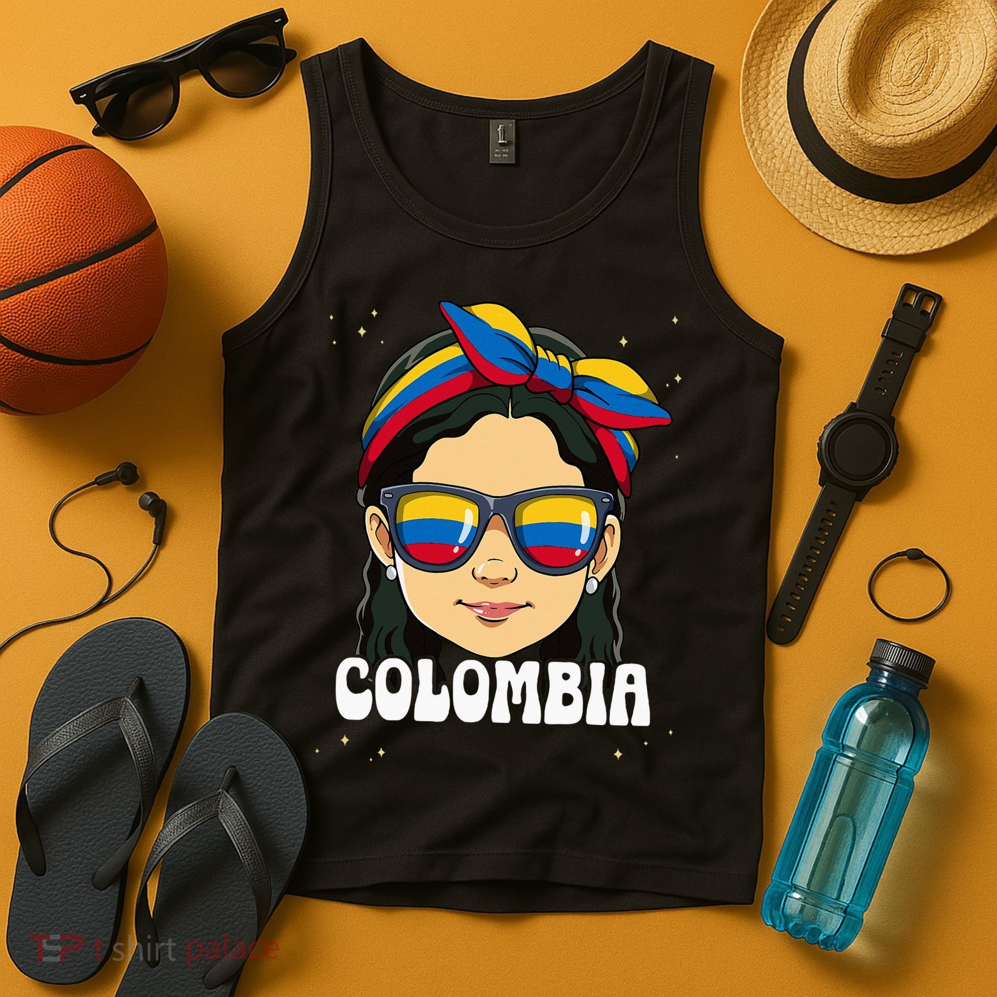 Colombian Girl Colombia Tank Top