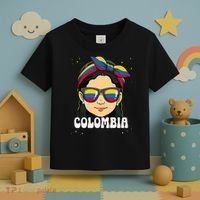 Colombian Girl Colombia Toddler T-Shirt thumb 3