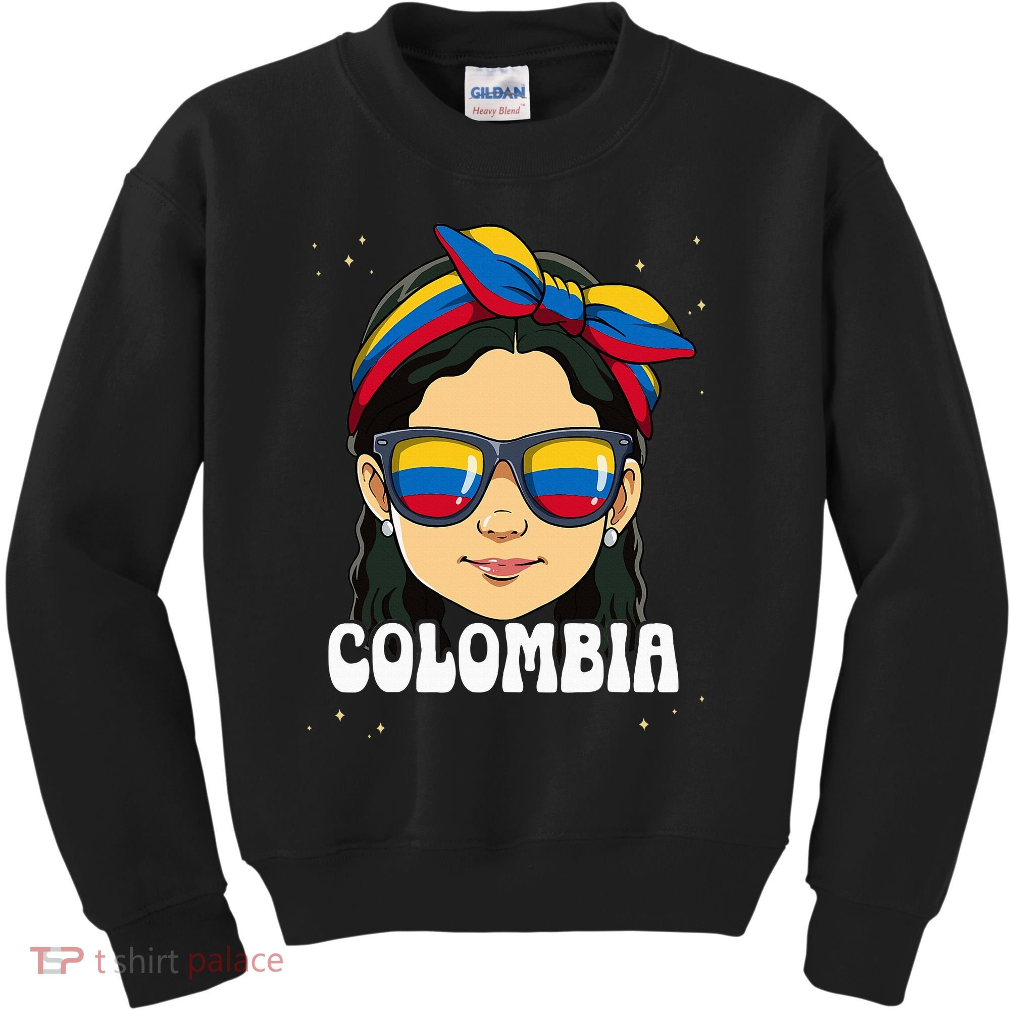 Colombian Girl Colombia Kids Sweatshirt