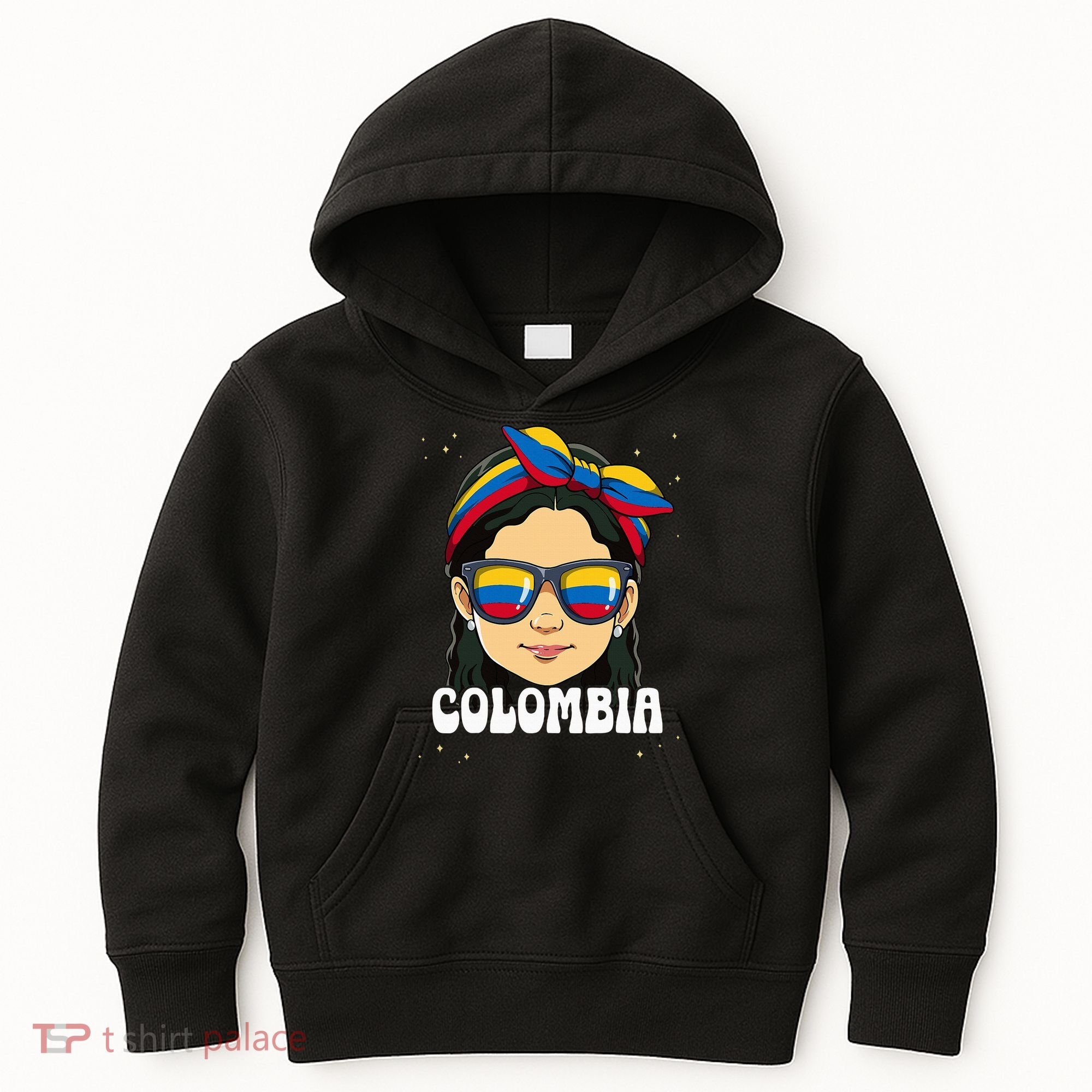 Colombian Girl Colombia Kids Hoodie