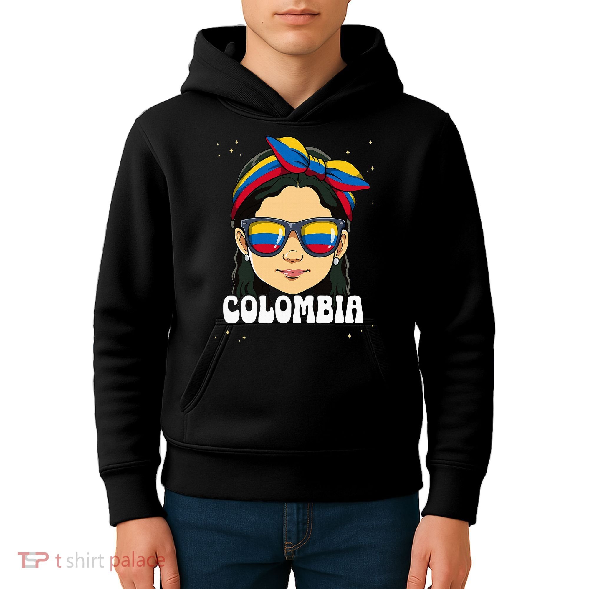 Colombian Girl Colombia Kids Hoodie