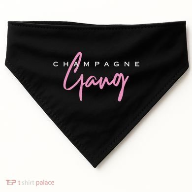 Champagne Gang USA-Made Doggie Bandana